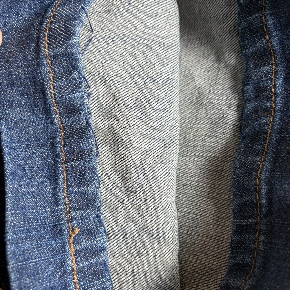 Vintage 90s Ralph Lauren Women Southwest Beaded Jeans Size 14W Turquoise Aztec - Picture 14 of 16